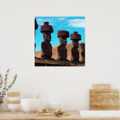 EASTER ISLAND - GESPRÄCHE POSTER (Küche)