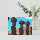 EASTER ISLAND - GESPRÄCHE POSTKARTE (Stehend Vorderseite)