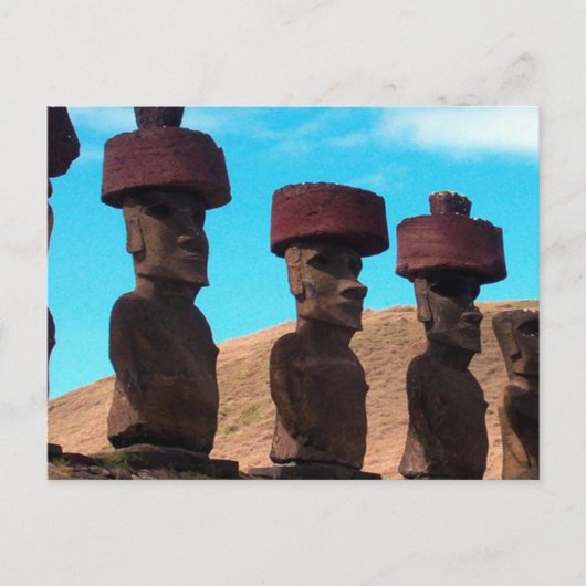 EASTER ISLAND - GESPRÄCHE POSTKARTE (Vorderseite)