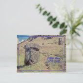 Easter island (Rapa Nui) Chile Postkarte (Stehend Vorderseite)