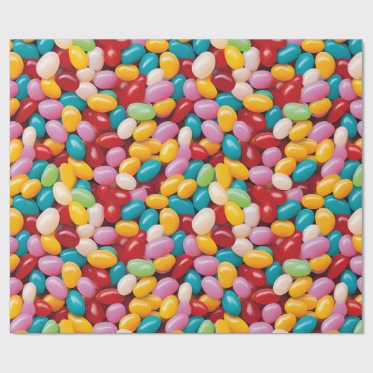 Easter Jelly Bean Pattern Geschenkpapier (Flach)