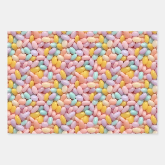 Easter Jelly Bean Pattern Geschenkpapier Set (Vorderseite 3)
