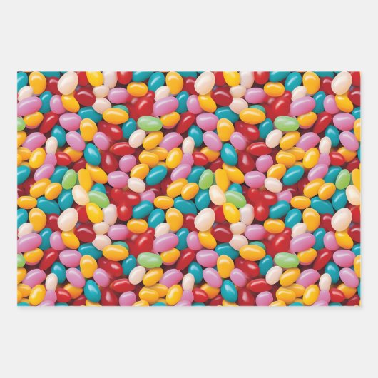 Easter Jelly Bean Pattern Geschenkpapier Set (Vorderseite)