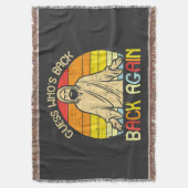 Easter Jesus Guess Whos Back Religious Christian Decke (Vorderseite Vertikal)