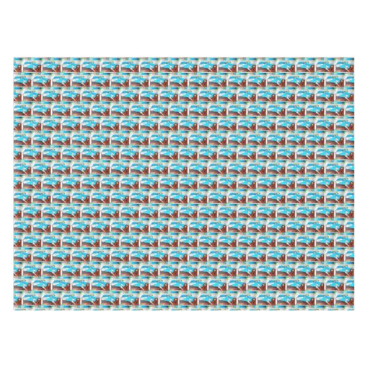 EASTER JESUS KNOCKS TISCHDECKE (Vorderseite (Horizontal))