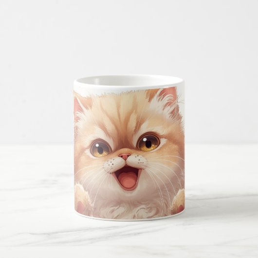 “Easter Joy Persian Kitty" Adorable Persian Cat Kaffeetasse (Mittel)
