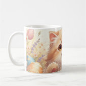 “Easter Joy Persian Kitty" Adorable Persian Cat Kaffeetasse (Links)