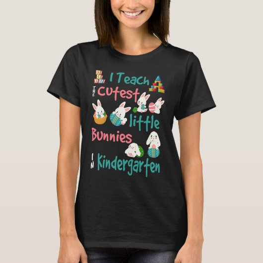 Easter Kindergarten Teacher Easter Men Women T-Shirt (Vorderseite)