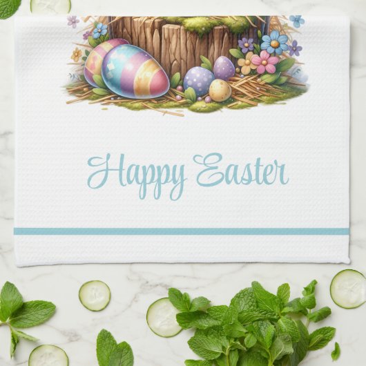 Easter Kitchen Towel  Geschirrtuch (Gefaltet)