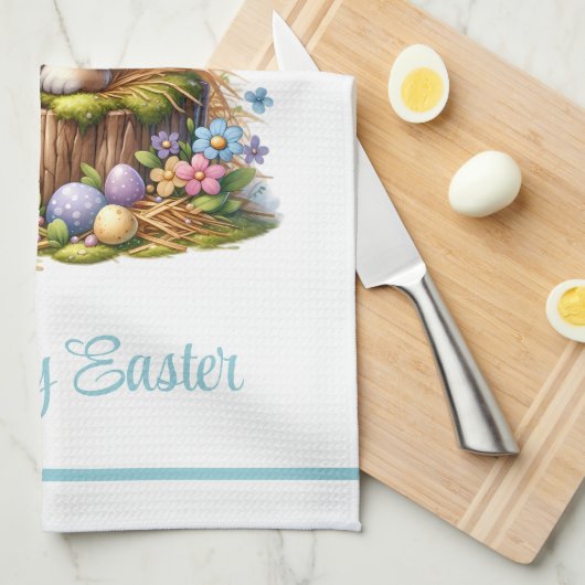 Easter Kitchen Towel  Geschirrtuch (Viertel Falte)