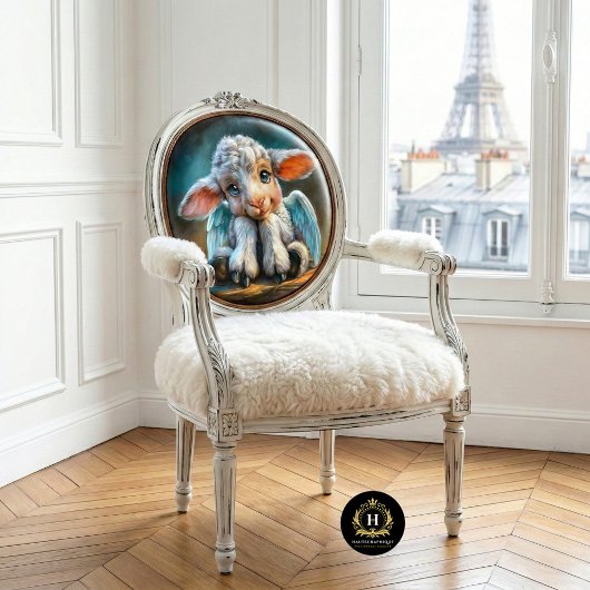 Easter Lamb Angel Decoupage Seidenpapier