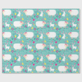 Easter Lambs Geschenkpapier (Flach)