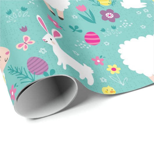 Easter Lambs Geschenkpapier (Rolleneckpunkt)