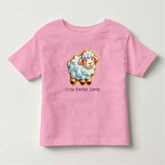 Easter Lamm-Cookie Kleinkind T-shirt (Vorderseite)