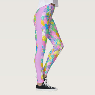 EASTER Leggings Bunny Egg Yoga Pants Frauen Mädch
