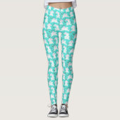 EASTER Leggings Bunny Egg Yoga Pants Frauen Mädche (Vorderseite)