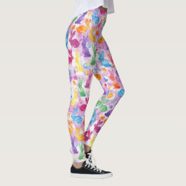 EASTER Leggings Bunny Egg Yoga Pants Frauen Mädche