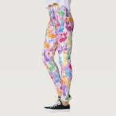 EASTER Leggings Bunny Egg Yoga Pants Frauen Mädche (Links)