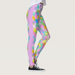 EASTER Leggings Bunny Egg Yoga Pants Frauen Mädche