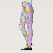 EASTER Leggings Bunny Egg Yoga Pants Frauen Mädche (Links)