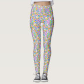 EASTER Leggings Bunny Egg Yoga Pants Frauen Mädche (Vorderseite)
