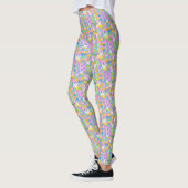 EASTER Leggings Bunny Egg Yoga Pants Frauen Mädche (Links)