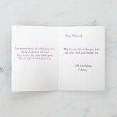 Easter Lily Cross Easter Blessing Karte (Innenseite)