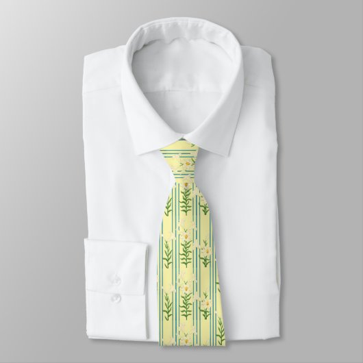 Easter Lily Neck Tie Krawatte (Gebunden)