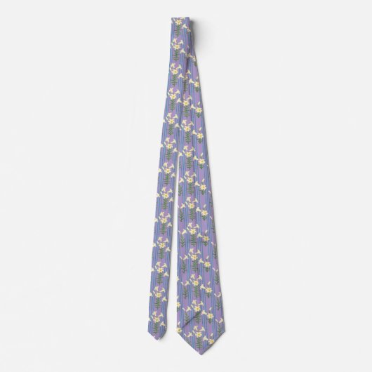 Easter Lily Neck Tie Krawatte (Rückseite)
