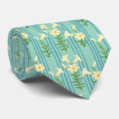 Easter Lily Neck Tie Krawatte (Gerollt)