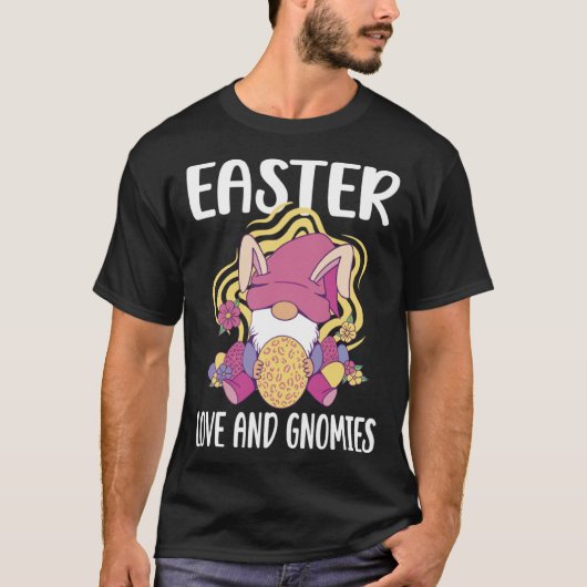 Easter Love and Gnomies easter easters day T-Shirt (Vorderseite)