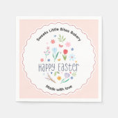 Easter Made with Love Bakery Serviette (Vorderseite)