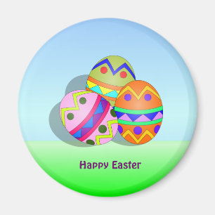 EASTER: Magnet für dekorierte Ostereier-Kühlschran