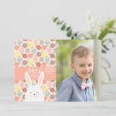 Easter Medley Foto Holiday Card Feiertagskarte (Stehend Vorderseite)