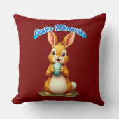 Easter Memories – Cute Bunny Illustration almofada Kissen (Vorderseite)