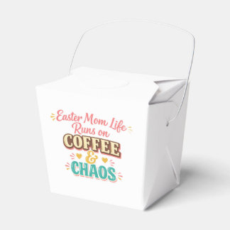 Easter Mom Runs on Coffee & Chaos – Funny Mom Geschenkschachtel