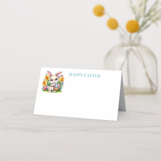 Easter Name Place Card Platzkarte (Vorderseite)