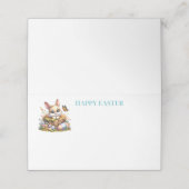 Easter Name Place Card Platzkarte (Außenseite Aufgefaltet)