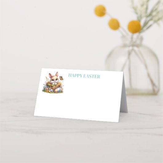 Easter Name Place Card Platzkarte (Vorderseite)