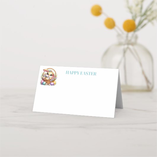 Easter Name Place Card Platzkarte (Vorderseite)
