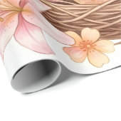 Easter Nest with Eggs Geschenkpapier (Rolleneckpunkt)