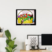 EASTER, NIBBAR, NIBBAR, KLEINE MAUSPOST POSTER (Heimbüro)