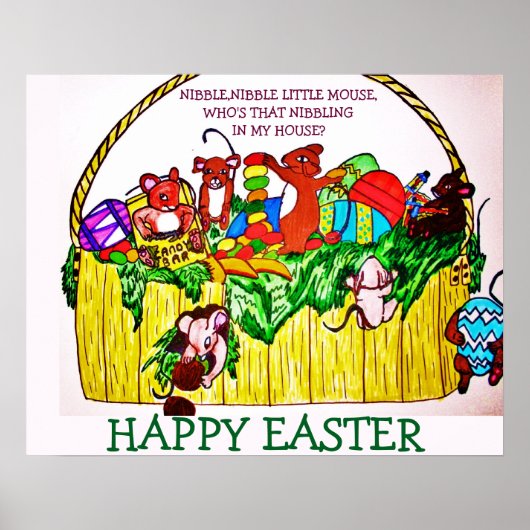 EASTER, NIBBAR, NIBBAR, KLEINE MAUSPOST POSTER (Vorne)