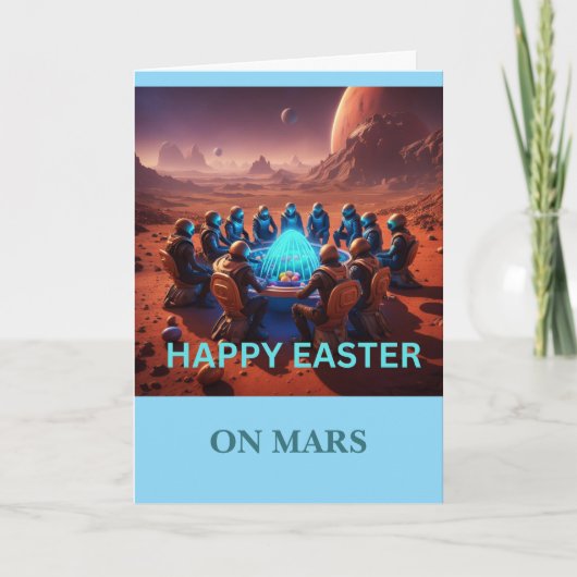 Easter on mars karte (Vorderseite)