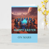 Easter on mars karte (Gelbe Blume)