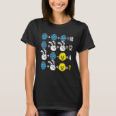 Easter Order of Operations Quiz Math Teacher easte T-Shirt (Vorderseite)