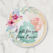 Easter party thank you geschenkanhänger (Vorderseite)