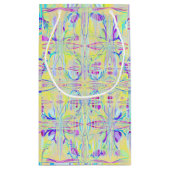 Easter Pastel Abstract Design Gift Bag Kleine Geschenktüte (Rückseite)