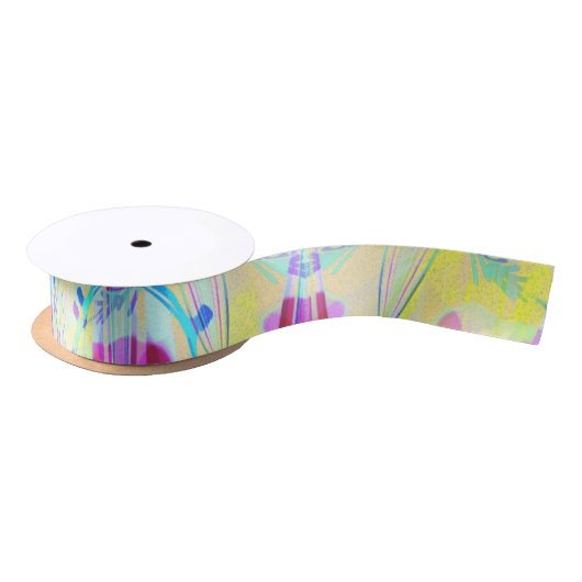 Easter Pastel Abstract Party Grosgrain Ribbon Satinband (Spule)