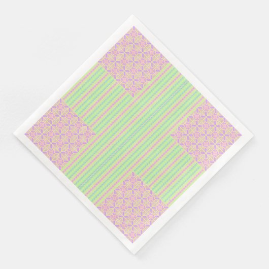 Easter Pastel Cross Party Paper Napkins Serviette (Ecke)